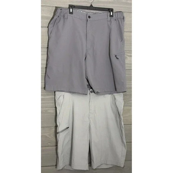 Wrangler Weatherproof Men’s 38W Grey Lot Shorts Bundle Summer Casual Gorpcore - Picture 1 of 8